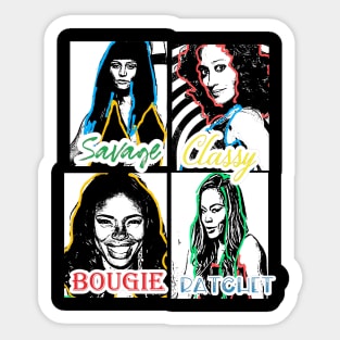 Savage Girlfriends Sticker